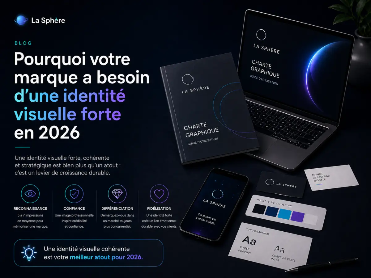 Pourquoi votre marque a besoin d'une identité visuelle forte en 2026