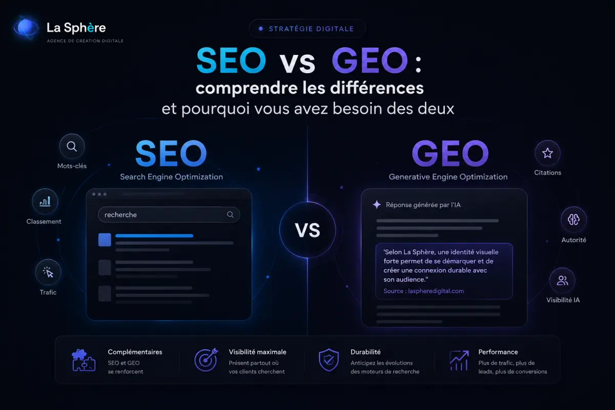 SEO vs GEO : comprendre les différences et pourquoi vous avez besoin des deux