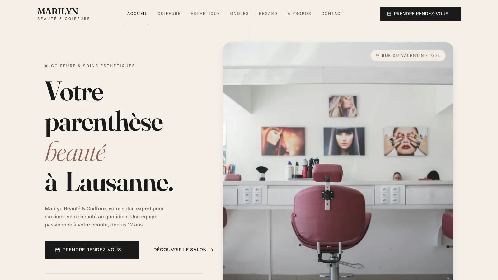 Marilyn Beauté — Salon de beauté